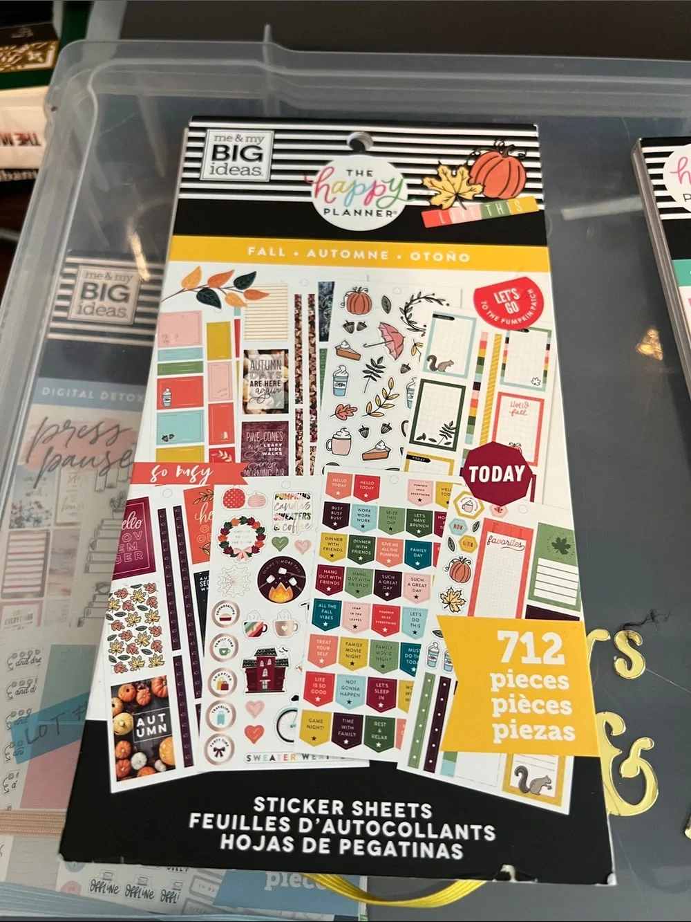 Lot #3 Happy Planner Sticker Books Used
